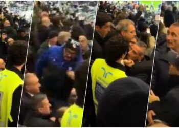 Dirigenza Juve insultata e costretta a lasciare la tribuna: lo stile della Milano sponda Inter