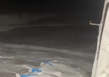 Forte mareggiata a Porto Recanati, allagate alcune strutture