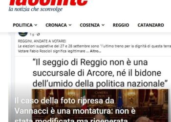 Siracusano-Vannacci, il blog Iacchite’ chiarisce: “La foto non è stata realizzata da noi, ma dall’IA”
